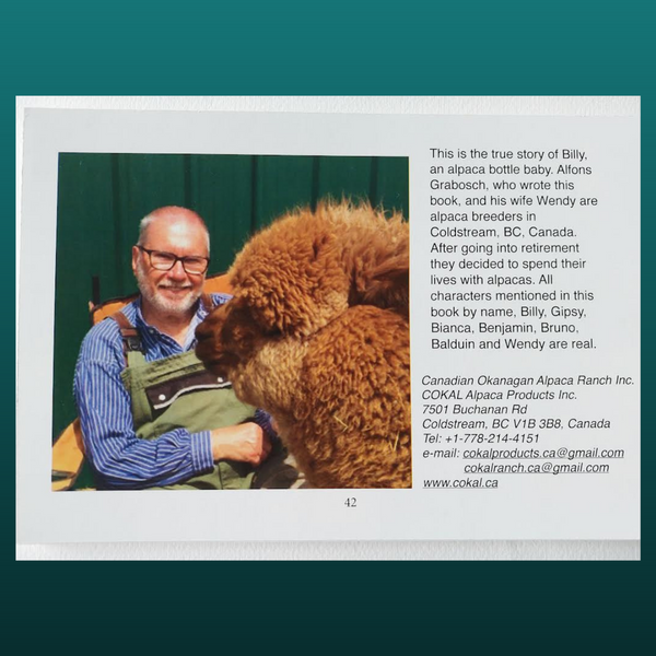Alpaca Kids Book, age 4 - 8, English, 28 photos, 41 pages